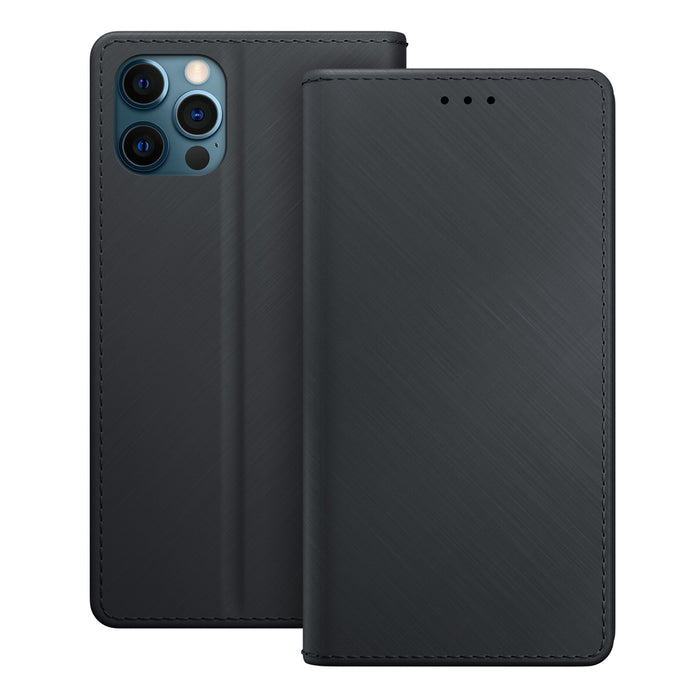 3mk Wallet Case with Flip for iPhone 12 Pro Max - Black