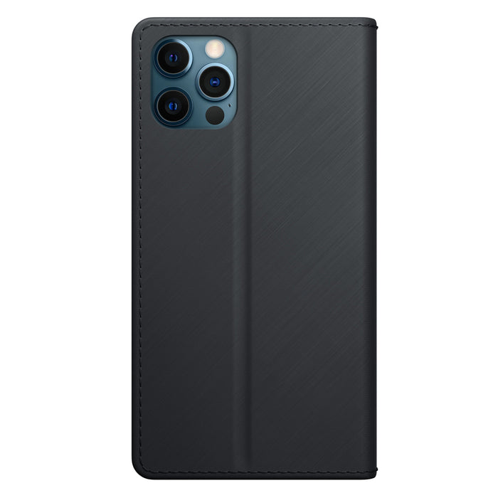 3mk Wallet Case with Flip for iPhone 12 Pro Max - Black