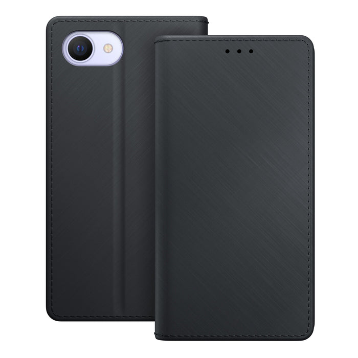 3mk Wallet Case for iPhone 17e / 16e - black