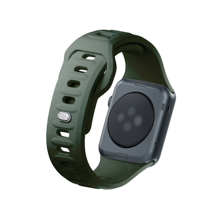 3mk Silicone Watch Strap for Apple Watch 38 / 40 / 41 mm - green