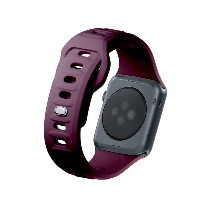 3mk Silicone Watch Strap for Apple Watch 38 / 40 / 41 mm - Burgundy