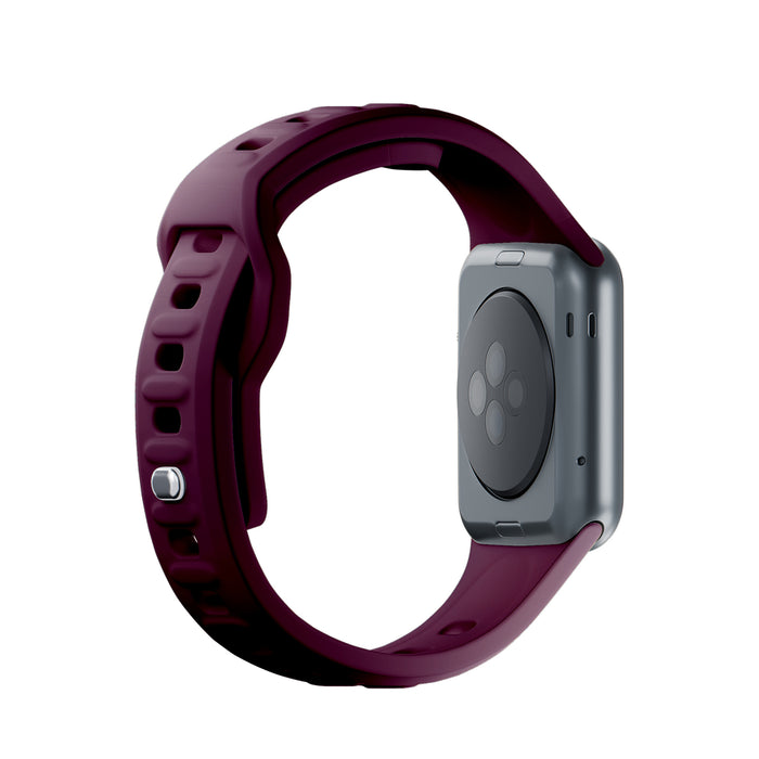3mk Silicone Watch Strap for Apple Watch 38 / 40 / 41 mm - Burgundy