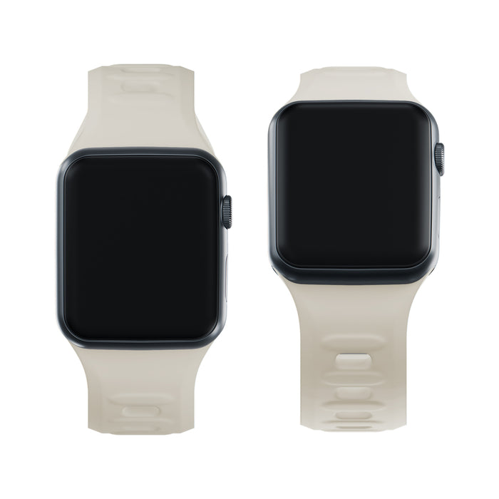 3mk Silicone Watch Strap for Apple Watch 38/40/41 mm - white