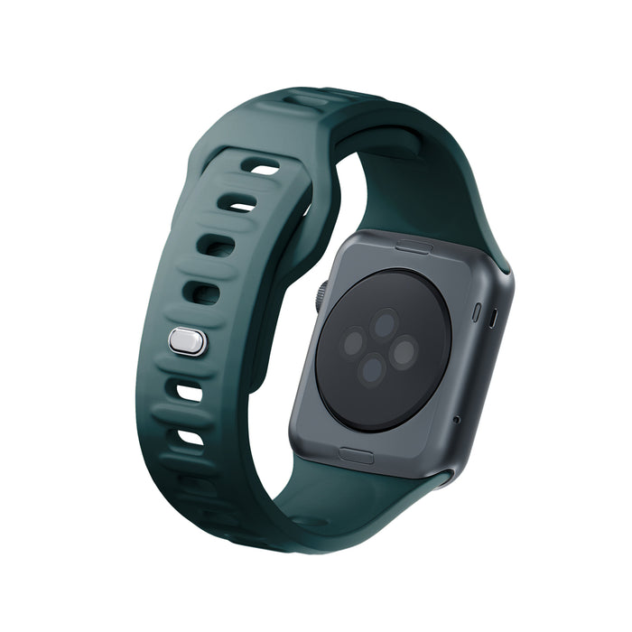 3mk Silicone Watch Strap for Apple Watch 42 / 44 / 45 / 49 mm - green