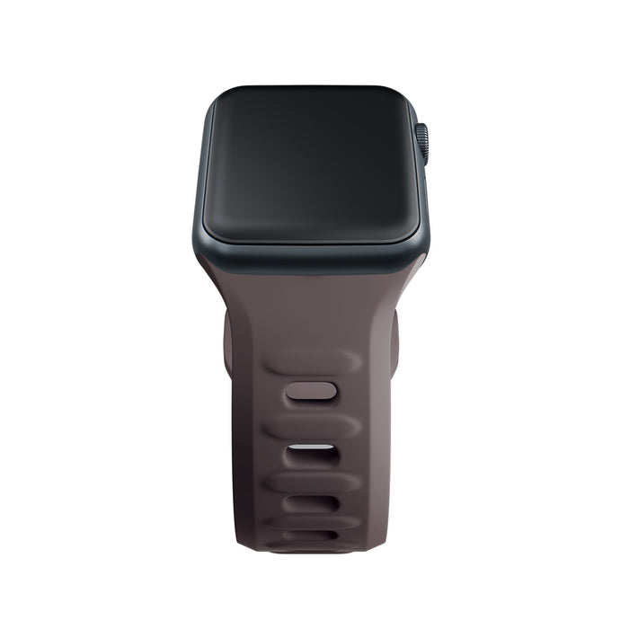 3mk Silicone Watch Strap for Apple Watch 42 / 44 / 45 / 49 mm - brown