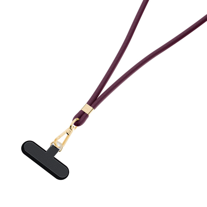 Smartphone lanyard 3mk EasyClip Elite - burgundy