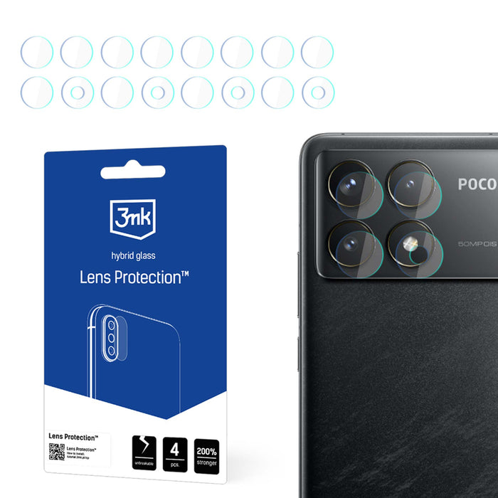 3mk Lens Protection™ Hybrid Camera Lens Glass for Xiaomi Poco F6 Pro