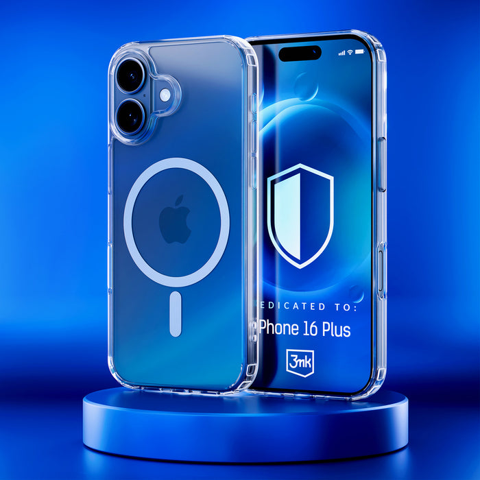 3mk MagCase with MagSafe for iPhone 16 Plus - Transparent