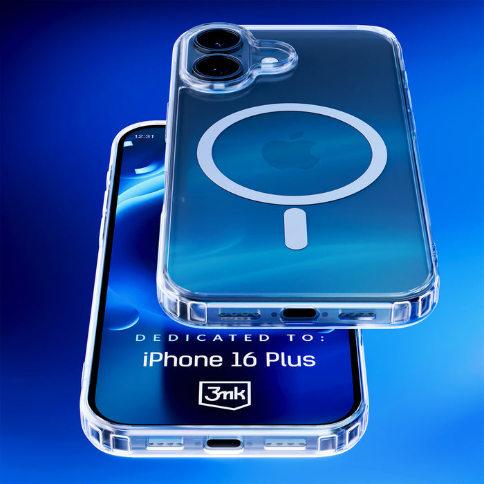3mk MagCase with MagSafe for iPhone 16 Plus - Transparent