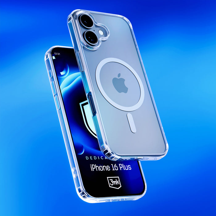 3mk MagCase with MagSafe for iPhone 16 Plus - Transparent