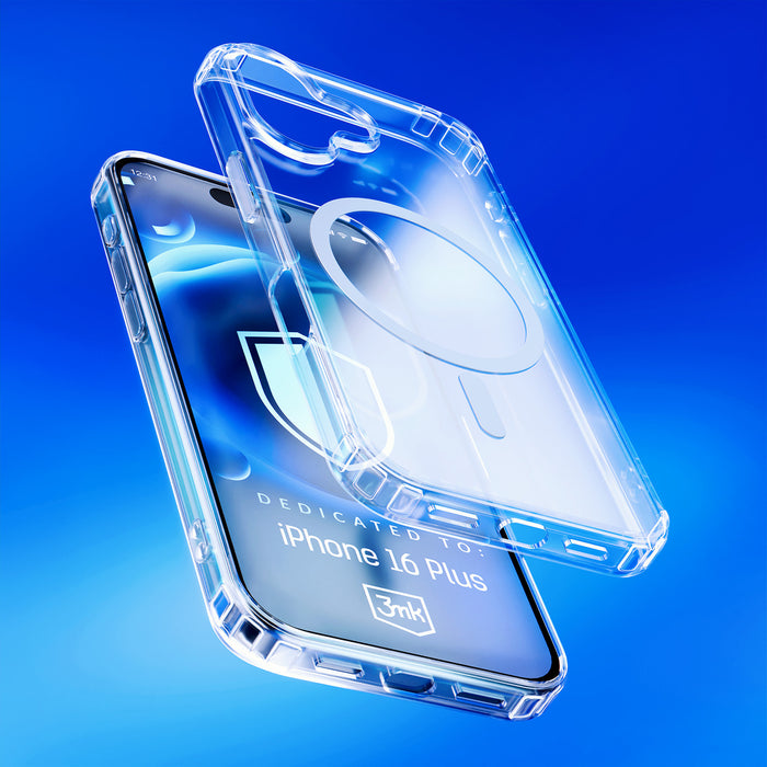 3mk MagCase with MagSafe for iPhone 16 Plus - Transparent
