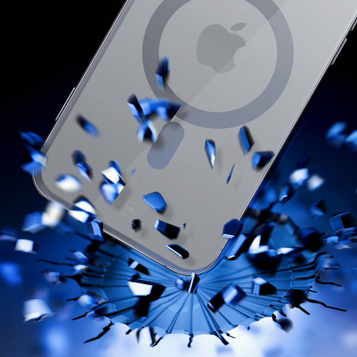 3mk Satin Armor MagCase with MagSafe for iPhone 16 Pro - Clear with Black Frame