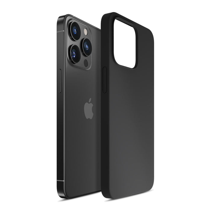 3mk Silicone Case for iPhone 16 Pro - Black