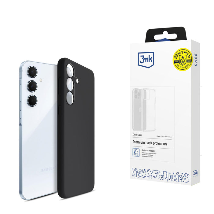 3mk Silicone Case for Samsung Galaxy A55 5G - Black