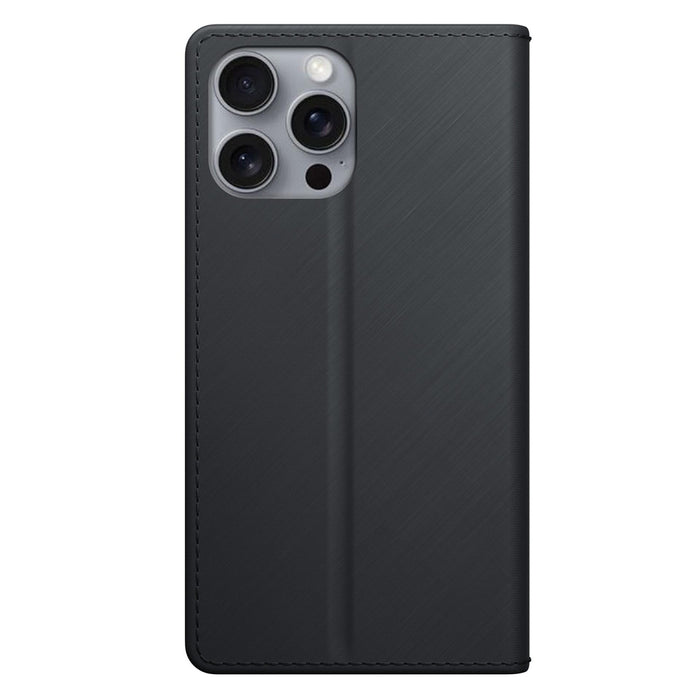 3mk Wallet Case for iPhone 16 Pro - Black