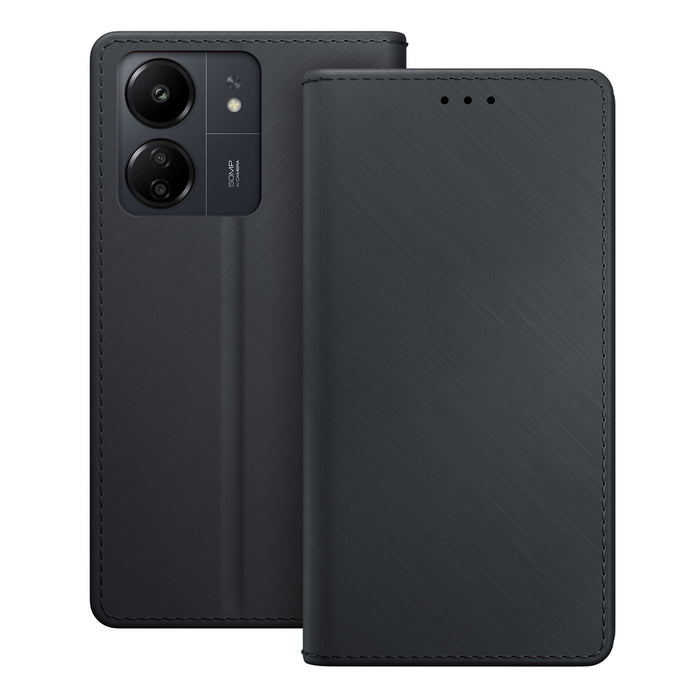 3mk Wallet Case for Xiaomi Redmi 13C/Poco C65 - Black