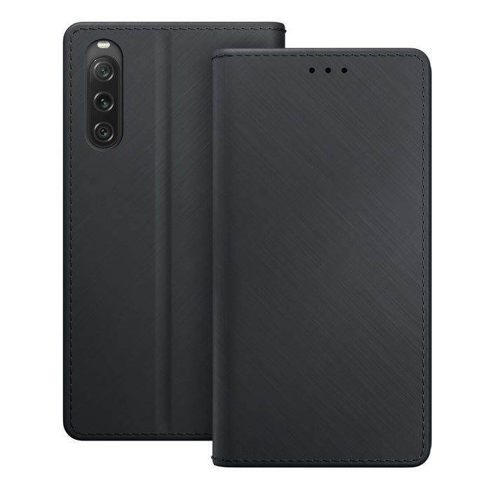 3mk Wallet Case for Sony Xperia 10 V - Black