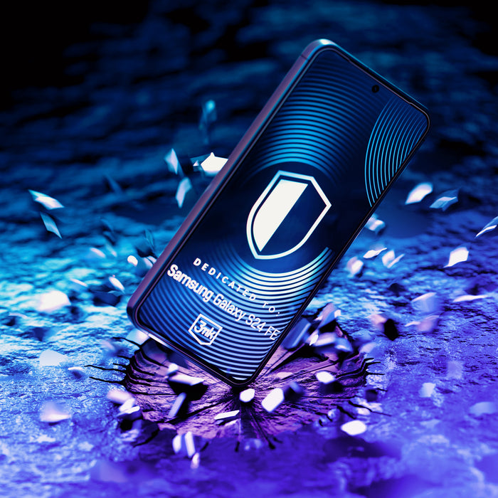 Tempered glass 3mk HardGlass Max Lite Black for Samsung Galaxy S24 FE