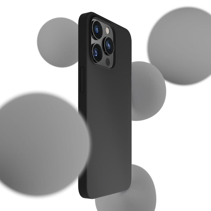 3mk Silicone Case for iPhone 16 Pro Max - Black