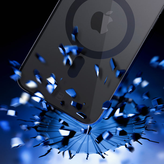 3mk Satin Armor MagCase with MagSafe for iPhone 14 Pro - Clear with Black Frame