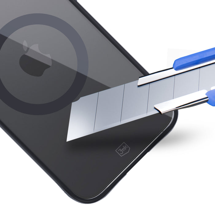 3mk Satin Armor MagCase with MagSafe for iPhone 14 Pro - Clear with Black Frame