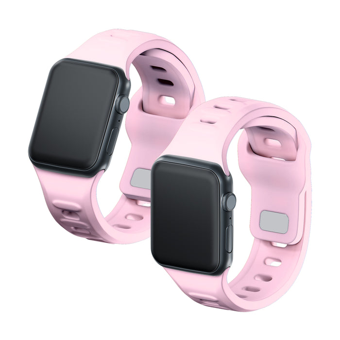 3mk Silicone Watch Strap for Apple Watch 38 / 40 / 41 mm - pink