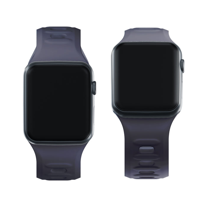 3mk Silicone Watch Strap for Apple Watch 42 / 44 / 45 / 49 mm - gray