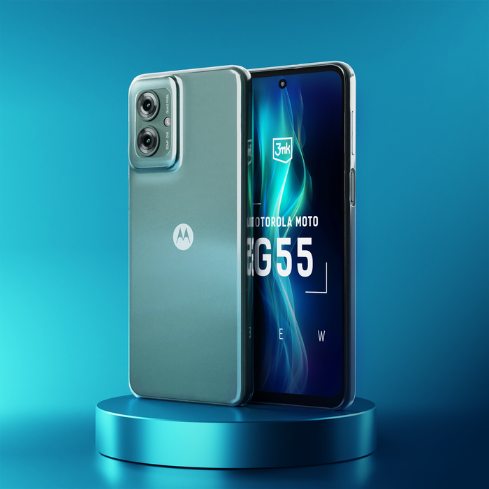3mk Clear Case for Motorola Moto G55 5G - transparent