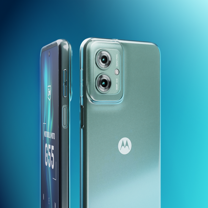 3mk Clear Case for Motorola Moto G55 5G - transparent