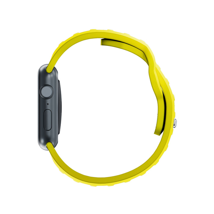 3mk Silicone Watch Strap for Apple Watch 38 / 40 / 41 mm - yellow