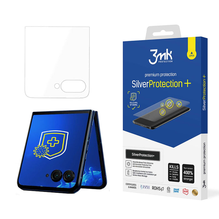 3mk SilverProtection+ protective film for Motorola Razr 50 (front)