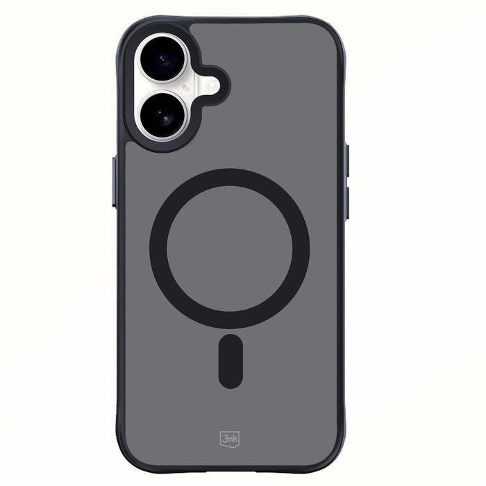 3mk Smoke MagCase with MagSafe for iPhone 16 - semi-transparent