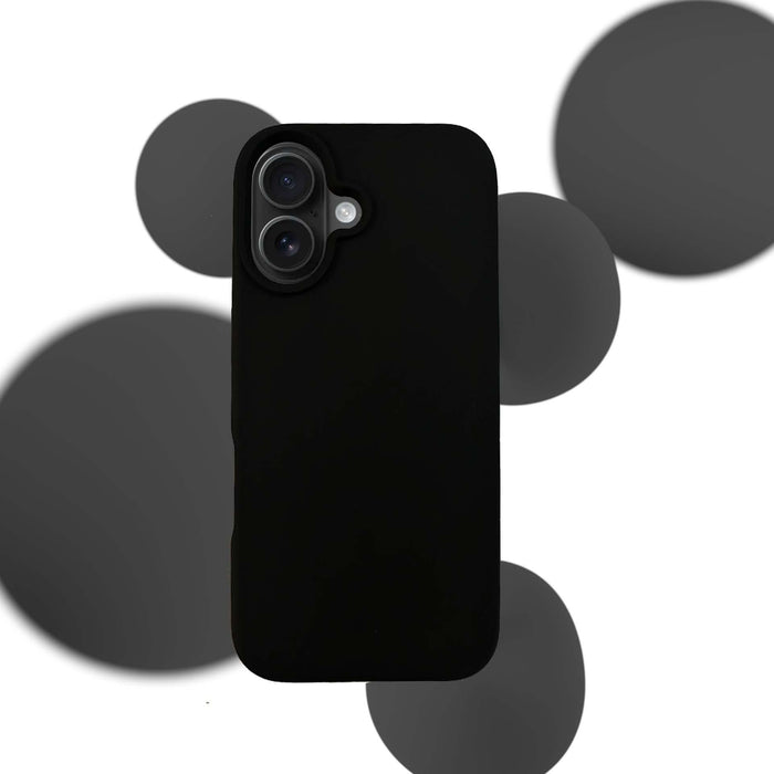 3mk Silicone Case for iPhone 16 - Black