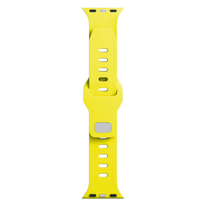 3mk Silicone Watch Strap for Apple Watch 42 / 44 / 45 / 49 mm - yellow