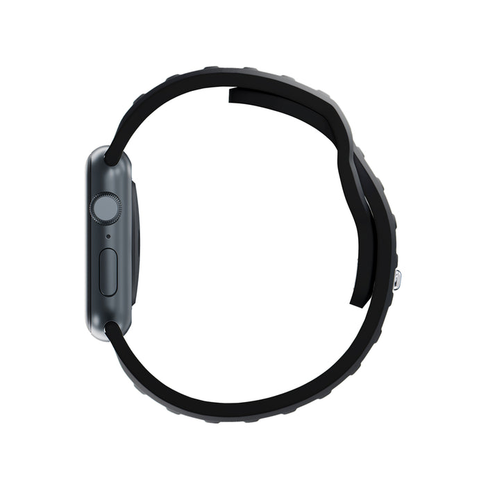 3mk Silicone Watch Strap for Apple Watch 38 / 40 / 41 mm - black