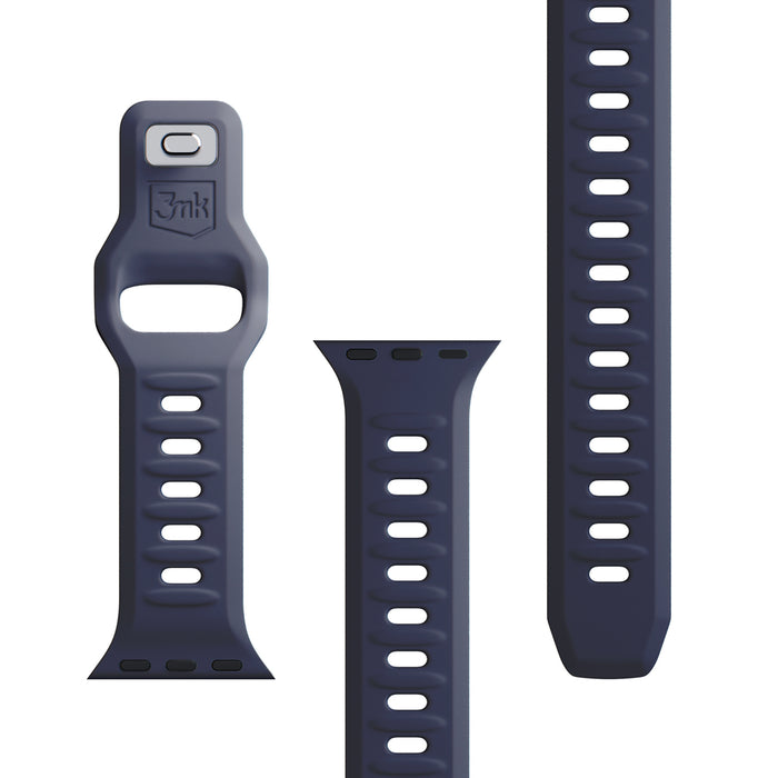 3mk Silicone Watch Strap for Apple Watch 38 / 40 / 41 mm - gray
