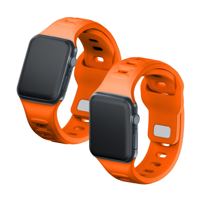 3mk Silicone Watch Strap for Apple Watch 38 / 40 / 41 mm - orange