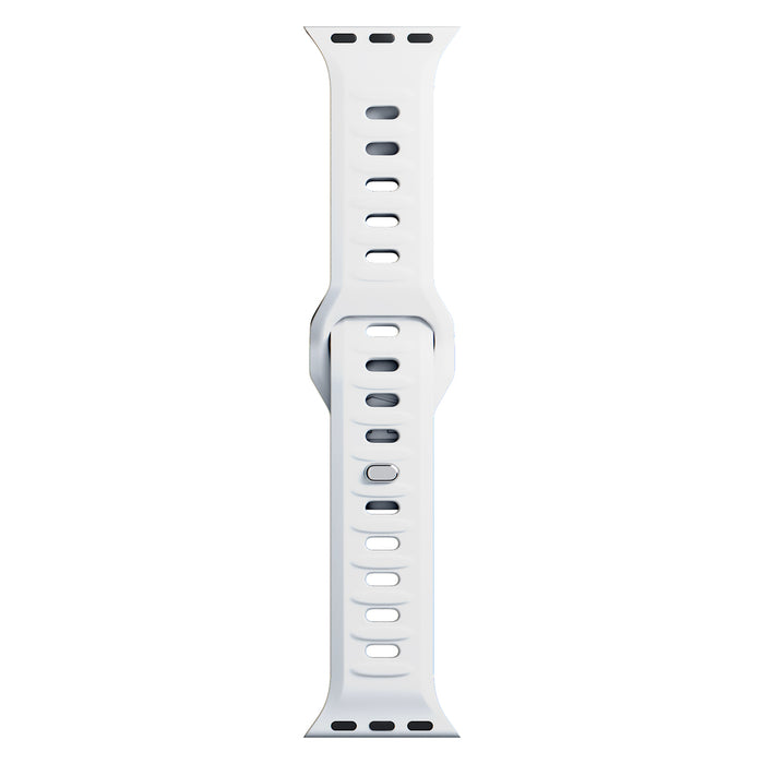3mk Silicone Watch Strap for Apple Watch 38 / 40 / 41 mm - white