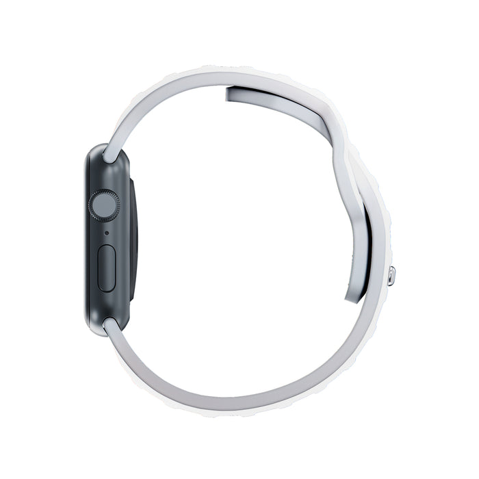 3mk Silicone Watch Strap for Apple Watch 38 / 40 / 41 mm - white