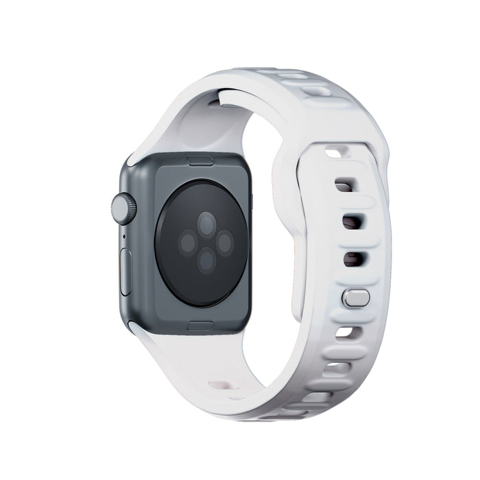 3mk Silicone Watch Strap for Apple Watch 38 / 40 / 41 mm - white