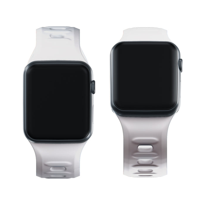 3mk Silicone Watch Strap for Apple Watch 38 / 40 / 41 mm - white