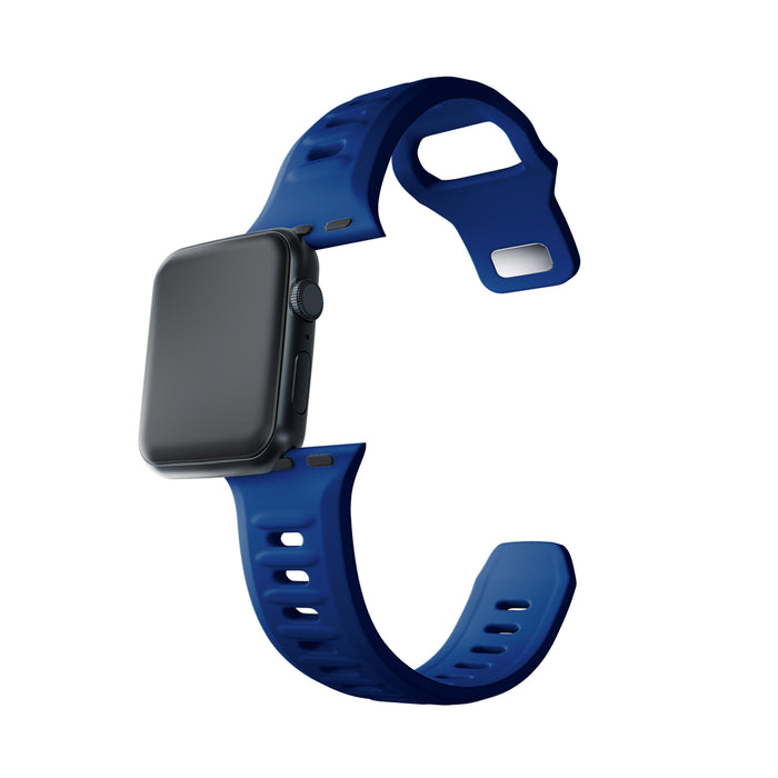 3mk Silicone Watch Strap for Apple Watch 42 / 44 / 45 / 49 mm - blue
