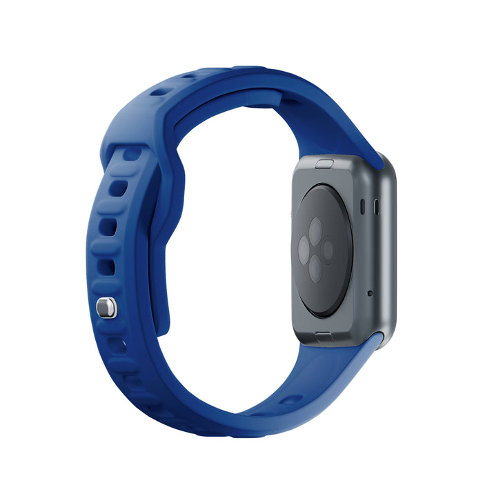 3mk Silicone Watch Strap for Apple Watch 42 / 44 / 45 / 49 mm - blue