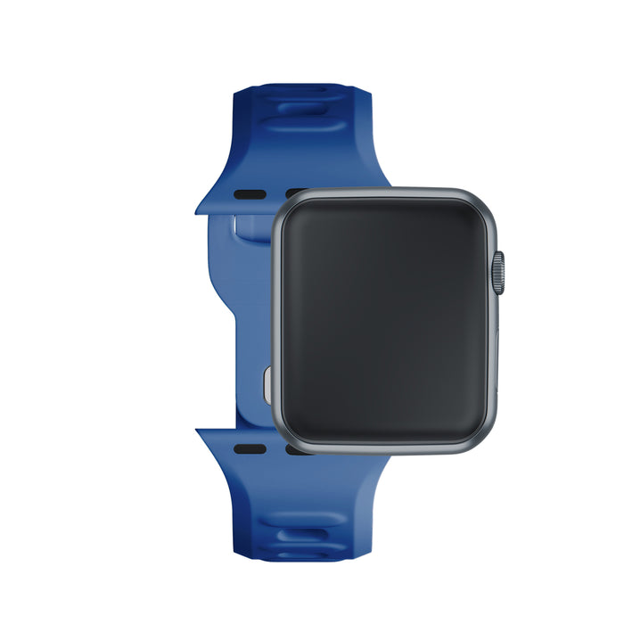 3mk Silicone Watch Strap for Apple Watch 42 / 44 / 45 / 49 mm - blue