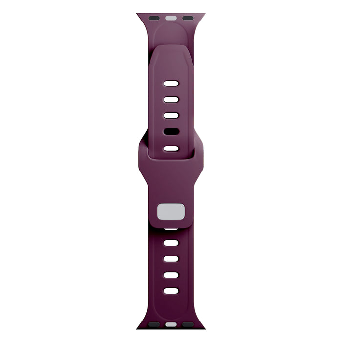 3mk Silicone Watch Strap for Apple Watch 42 / 44 / 45 / 49 mm - Burgundy