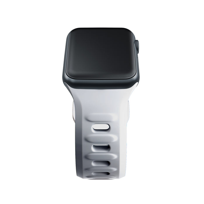 3mk Silicone Watch Strap for Apple Watch 42 / 44 / 45 / 49 mm - white