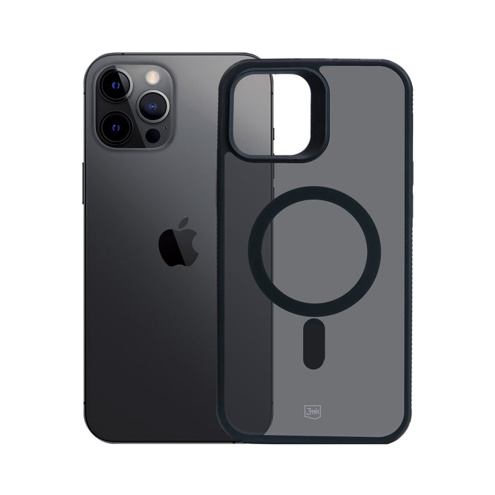 3mk Smoke MagCase for Apple iPhone 12 Pro Max - Black