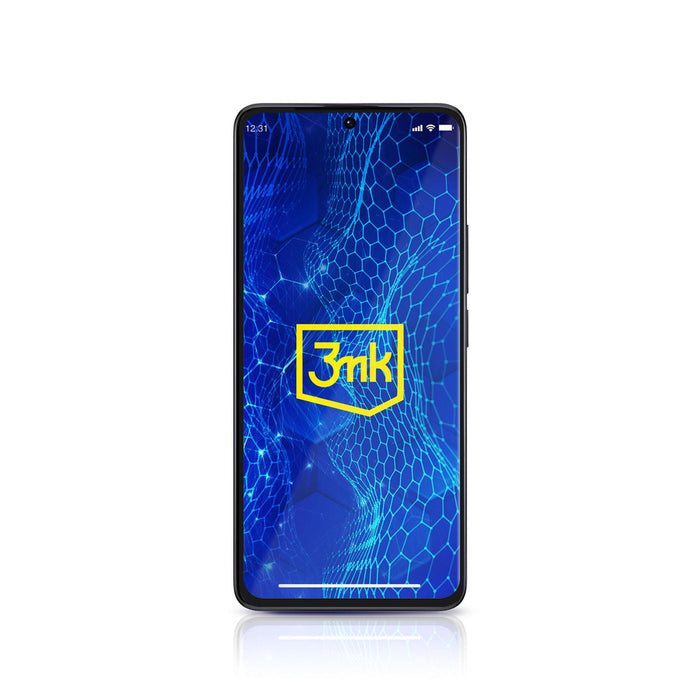 Tempered glass 3mk HardGlass Max Lite with black frame for Xiaomi Redmi Note 13 Pro+