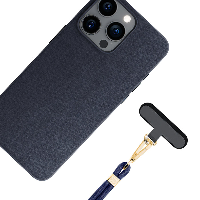 Smartphone lanyard 3mk EasyClip Elite - blue