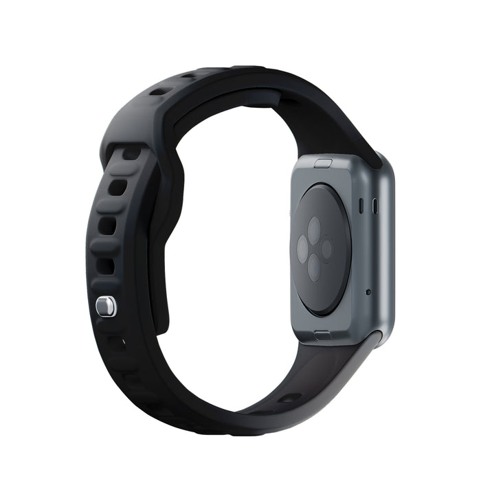 3mk Silicone Watch Strap for Apple Watch 42 / 44 / 45 / 49 mm - black